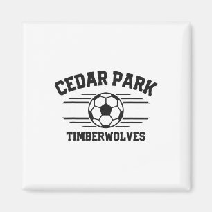 Cedar Park Timberwolves Soccer Ll 2025 Magnet