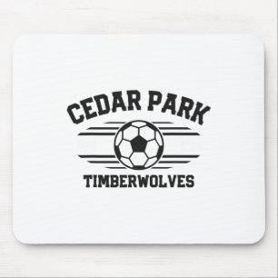 Cedar Park Timberwolves Soccer Ll 2025  Mouse Pad