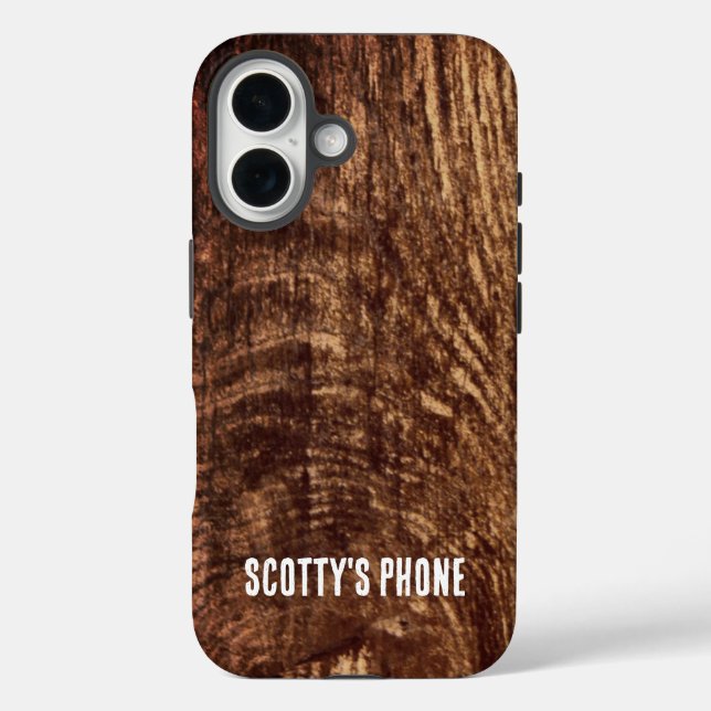 Cedar Planks | rustic wood grain pattern  Case-Mate iPhone Case (Back)