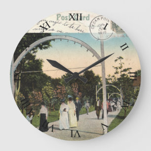 Cedar Point Ohio Post Card Clock - 1910