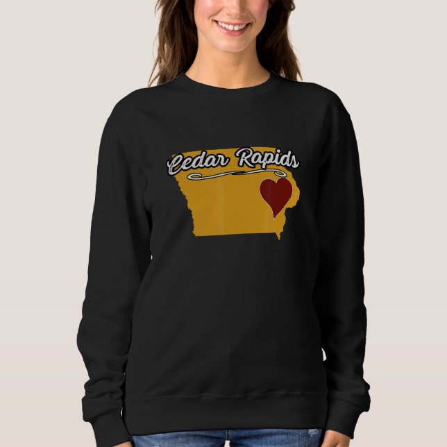 CEDAR RAPIDS IOWA IA USA  Cute Souvenir  US City S Sweatshirt (Front)