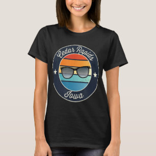 Cedar Rapids Iowa Ia Vacation Souvenir Sunglasses T-Shirt