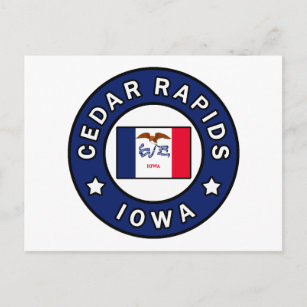Cedar Rapids Iowa Postcard
