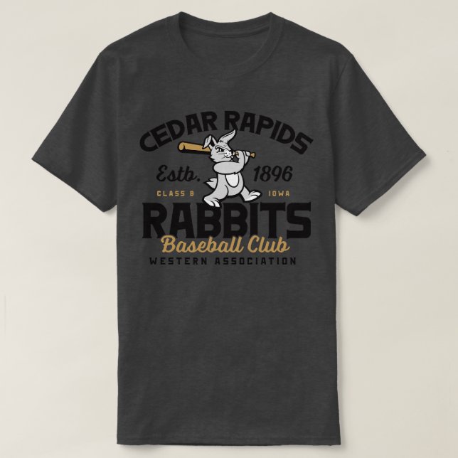 Cedar Rapids Rabbits T-Shirt (Design Front)