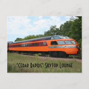 "Cedar Rapids" Skytop Lounge Postcard