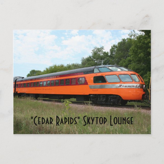 "Cedar Rapids" Skytop Lounge Postcard (Front)