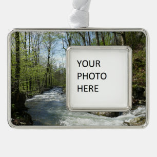 Cedar Run at White Oak Canyon Silver Plated Framed Ornament