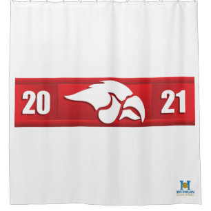 Cedar Springs Red Hawks #2 Shower Curtain