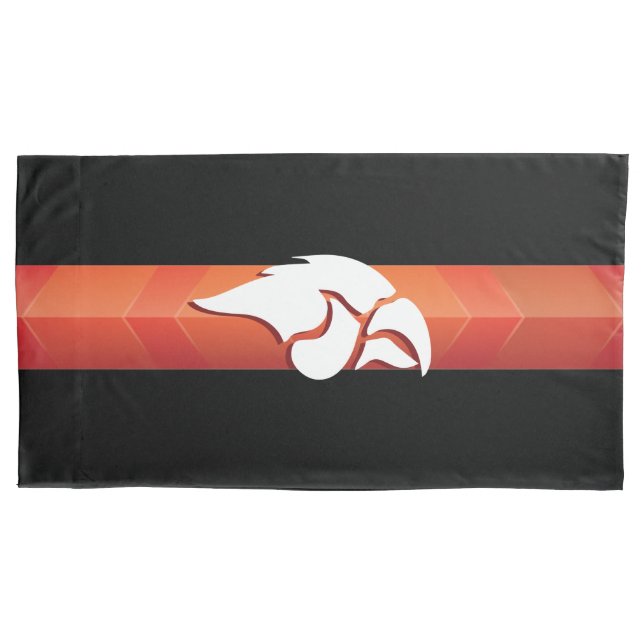 Cedar Springs Red Hawks #4 Pillowcase (Front-Left)