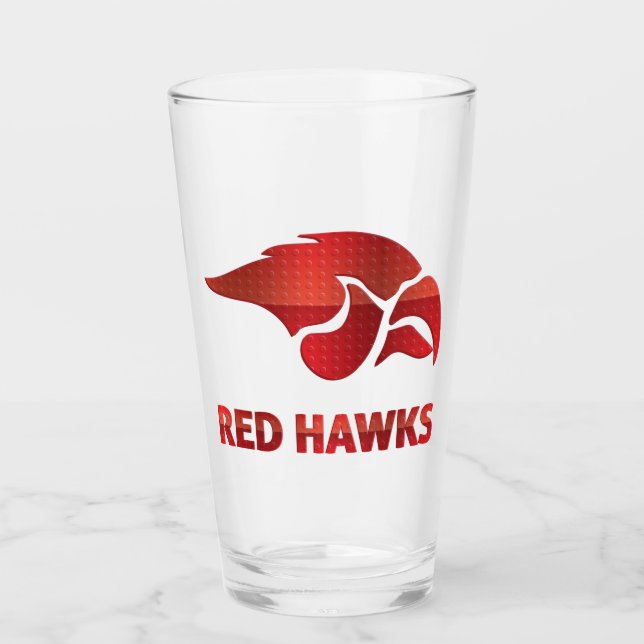 Cedar Springs Red Hawks #5 Glass (Front)
