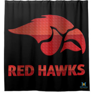 Cedar Springs Red Hawks #5 Shower Curtain