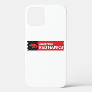 Cedar Springs Red Hawks iPhone 12 Case