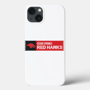 Cedar Springs Red Hawks iPhone 13 Case