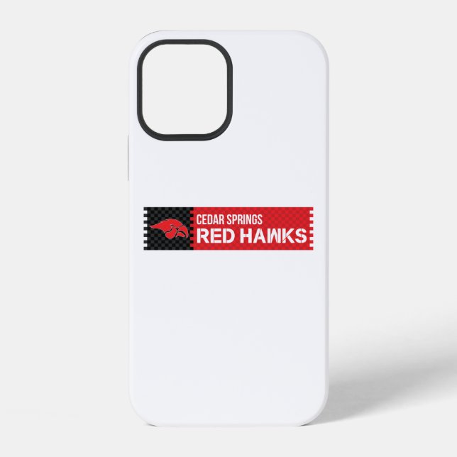 Cedar Springs Red Hawks iPhone Case (Back)