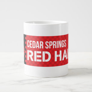 Cedar Springs Red Hawks Large Coffee Mug