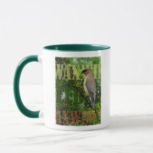 Cedar Waxwing Combo Mug