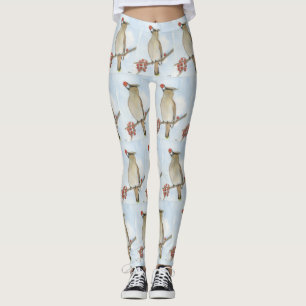 Cedar Waxwing Leggings