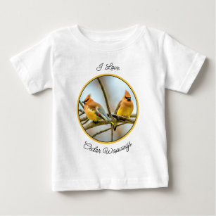 Cedar Waxwing - Original Photograph Baby T-Shirt