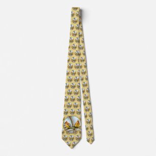 Cedar Waxwing - Original Photograph Tie