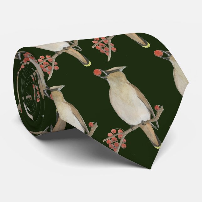 Cedar Waxwing Tie (Rolled)