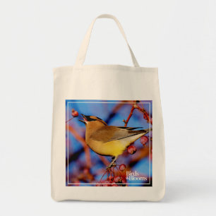 Cedar Waxwing Tote Bag