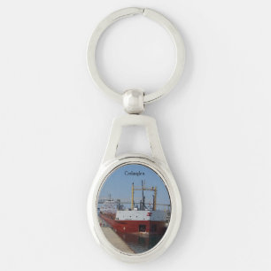 Cedarglen metal key chain