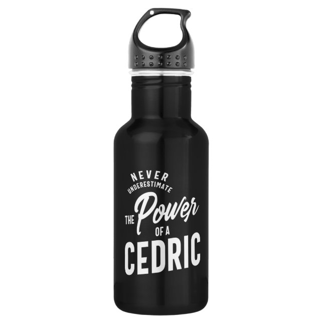 Cedric Personalised Name Birthday Gift 532 Ml Water Bottle (Front)