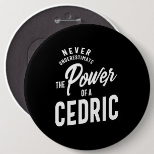 Cedric Personalised Name Birthday Gift 6 Cm Round Badge