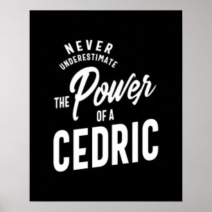 Cedric Personalised Name Birthday Gift Poster