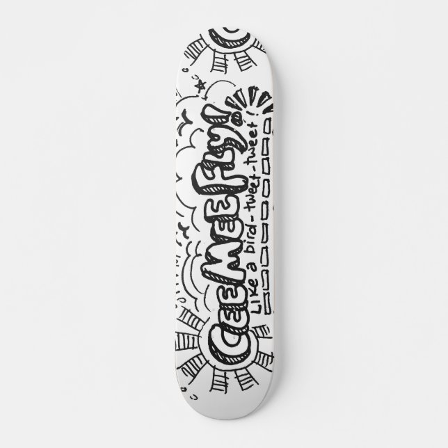 Cee Mee Fly Skateboard (Front)
