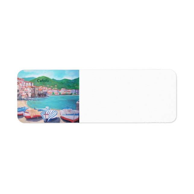 Cefalu Beach - Labels (Front)