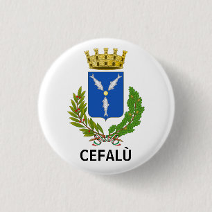 Cefalù coat of arms - Sicily 3 Cm Round Badge
