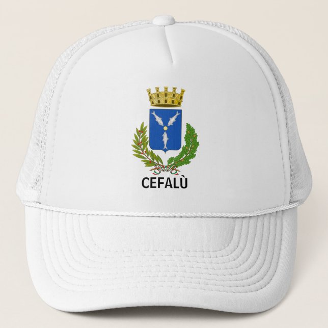 Cefalù coat of arms - Sicily Trucker Hat (Front)