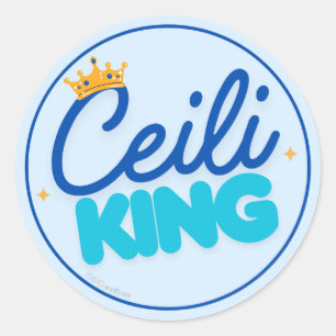 Ceili King Classic Round Sticker