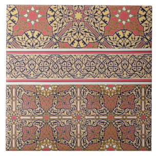 Ceiling arabesques from the Mosque of El-Bordeyny, Ceramic Tile