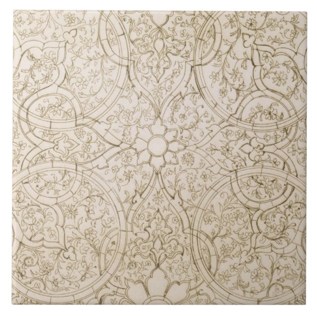 Ceiling design for the Pearl Room, in Isfahan, fro Ceramic Tile (Front)