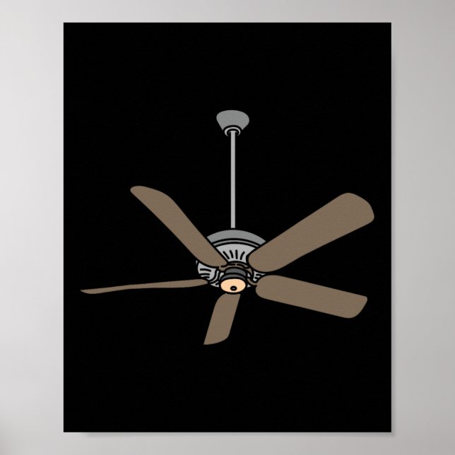 Ceiling Fan Lazy DIY Halloween Costume Fun Easy  Poster (Front)
