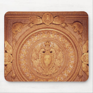 Ceiling from the bedroom of Henri II Mouse Pad