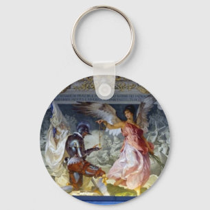 Ceiling in the Vatican Museum Key Ring