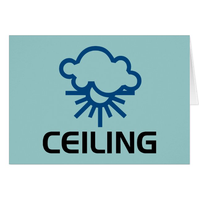 Ceiling - Weather Sun & Clouds (Front Horizontal)
