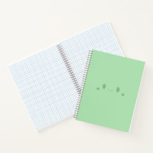 Celadon Green Smiley Notebook