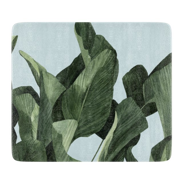 Celadon Palms Cutting Board (Front)