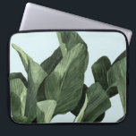 Celadon Palms Laptop Sleeve<br><div class="desc">Celadon Palms II by Emma Scarvey. Features deeply coloured tropical foliage against a pastel background.</div>