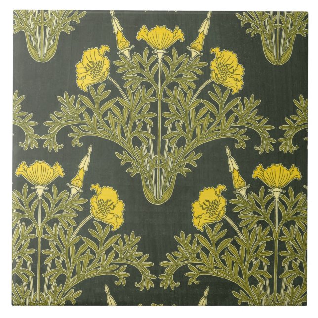 Celandine by M.P. Verneuil Tile (Front)