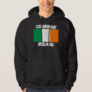 Celbridge, Ireland with Irish flag Hoodie