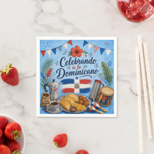 Celebrando a lo Dominicano Party Napkin