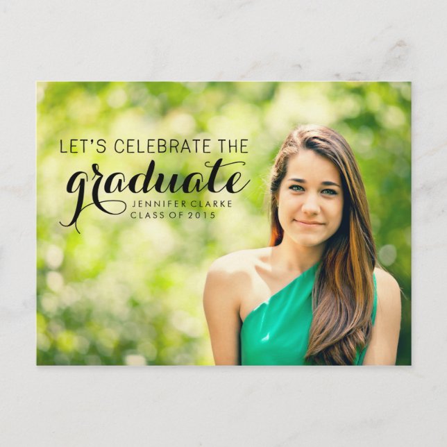 CELEBRATE | 2015 GRADUATION PARTY INVITATION (Front)