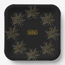 Celebrate 2026 Paper Plate