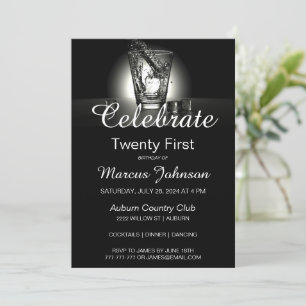 Celebrate 21st Birthday Invitation