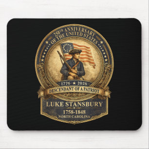 Celebrate 250 Years of America Semiquincentennial Mouse Pad